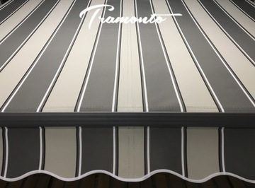 Террасная маркиза АНТРАЦИТ 350х300 Серо-Серый STD