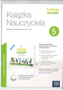 LEKCJA MUZYKI KL 5 KSIĄŻKA NAUCZYCIELA WYD NE