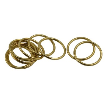 Zestaw 10 metalowych pierścieni ustalających 40 mm, dzielonych łączników dla bydła do modeli Golden
