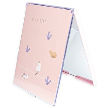 LUSTRO LUSTERKO KOSMETYCZNE STOJĄCE ZAMYKANE 18CM