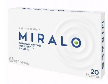 MIRALO STRES DOBRY NASTRÓJ 20kaps ashwaganda