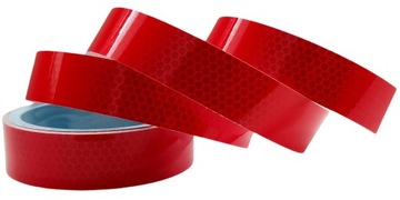 СВЕТООТРАЖАЮЩАЯ ЛЕНТА СОТОВАЯ НАКЛЕЙКА КРАСНАЯ