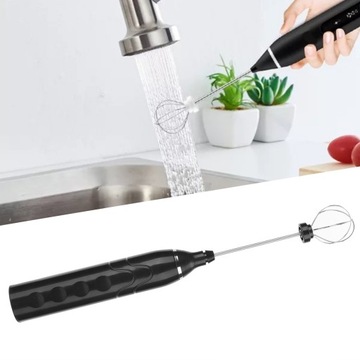 Электрический вспениватель молока, зарядка через USB, 3 скорости, венчик VO