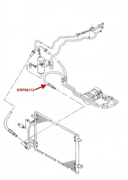 AUDI A4 B5 1.9 1.8 PŘÍVOD WAZ TRUBKA KLIMA 8D02607