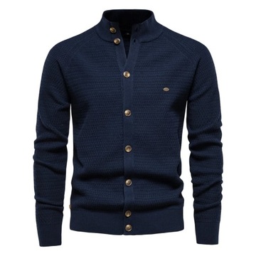 Men's Knitted Sweater Cardigan Cotton High Quality