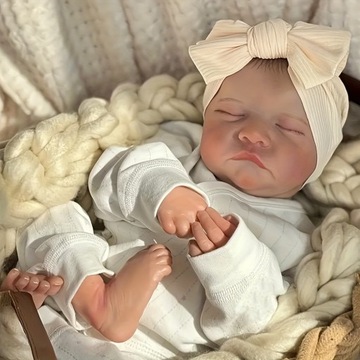 Silikonowa lalka reborn 45cm dziewczynka,3m doll