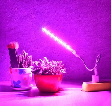 ЛАМПА ДЛЯ ВЫРАЩИВАНИЯ РАСТЕНИЙ С USB 14x светодиодами