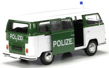 WELLY METALOWE AUTO VOLKSWAGEN BUS T2 POLICJA