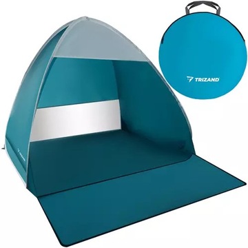 NAMIOT PLAŻOWY Z MOSKITIERĄ POP-UP 150x120x100cm