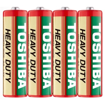 4x Baterie TOSHIBA HEAVY DUTY PALUSZKI R6 AA 1,5V
