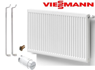 GRZEJNIK Viessmann VK C22 600x700 zestaw + głowica