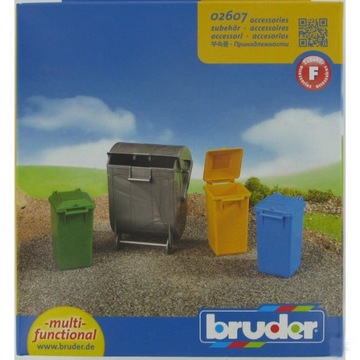 Bruder Kosze na śmieci 02607 zestaw pojemników