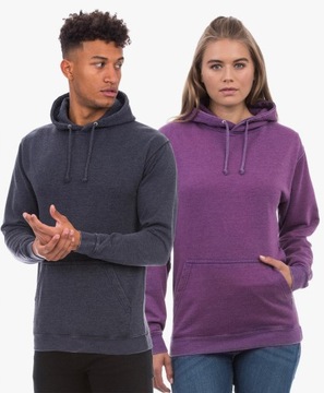 Modna wygodna bluza HOODIE kangurka z kapturem i kieszenią efekt sprania S