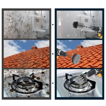 НАБОР ЩЕТКОВ ДЛЯ ДРЕЛИ, ЩЕТКИ ДЛЯ ЧИСТКИ АВТОМОБИЛЬНЫХ ДИСКОВ, КУХНЯ