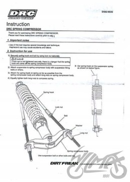 ПРУЖИННЫЙ СЪЕМНИК АМОРТИЗАТОРА ЗАДНЕГО, КОМПЛЕКТ TWIN-SHOCK