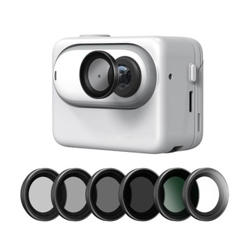 6 PAKIETÓW ZESTAW FILTRÓW ND ND8 ND16 ND32 ND64 CPL UV DO INSTA360 GO 3S