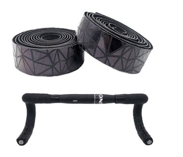 Отличная лента на руль 215х3см светоотражающая.