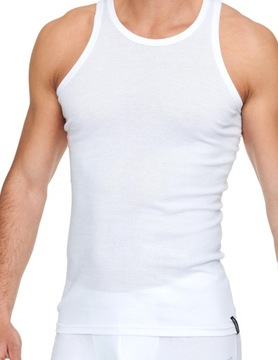 Podkoszulek PODKOSZULKA męska na ramiączkach HENDERSON 100% bawełna - L