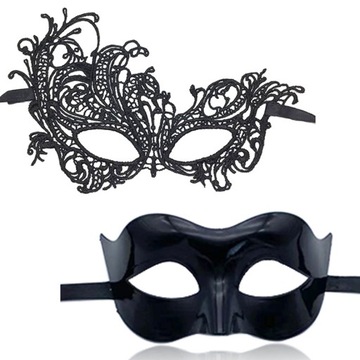 2 szt. Masquerade z elastycznym paskiem w kolorze