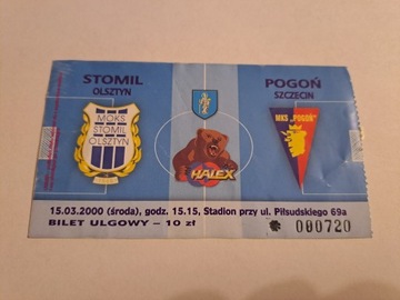 STOMIL OLSZTYN - POGOŃ SZCZECIN 15-03-2000