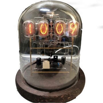 ZEGAR LAMPOWY NIXIE IN-12 RETRO CYFROWY DIY ZESTAW