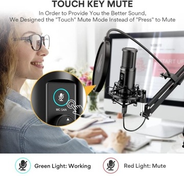 ПОДСТАВКА ДЛЯ КОНДЕНСАТОРНОГО МИКРОФОНА NEEWER USB POP FILTER STANDARD