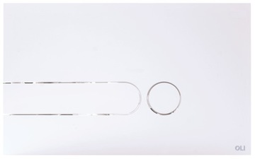 Przycisk wc spłukujący OLI IPLATE do KOŁO SLIM