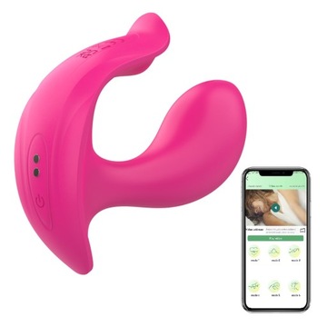 WIBRATOR DO MAJTEK WIBRUJĄCE MAJTECZKI MASAŻER DLA PAR USB APLIKACJA APP