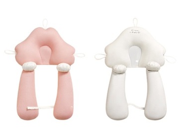 PODUSZKA DLA DZIECKA NIEMOWLĄT REGULOWANA RÓŻOWA