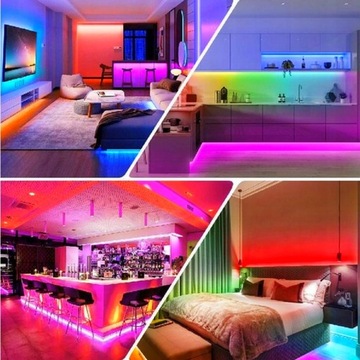 SMD 5050 RGB СВЕТОДИОДНАЯ ЛЕНТА ВОДОНЕПРОНИЦАЕМЫЙ ПУЛЬТ ДИСТАНЦИОННОГО УПРАВЛЕНИЯ 5М