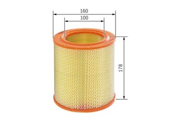 BOSCH 1 457 432 138 FILTR VZDUCHU