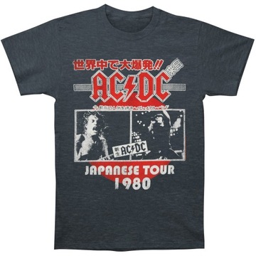 AC/DC Japanese Tour Koszulka Unisex cotton T-Shirt