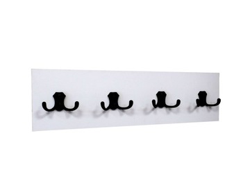WIESZAK NA UBRANIA 60cm 4 UCHWYTY Półkowieszak ścienny panelowy