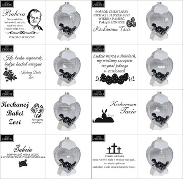 EKSKLUZYWNY ZNICZ SERCE biały personalizowany GRAWER DLA BRATA