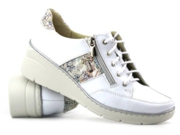 PÓŁBUTY DAMSKIE HELIOS 406 SPORTOWE SKÓRZANE BUTY