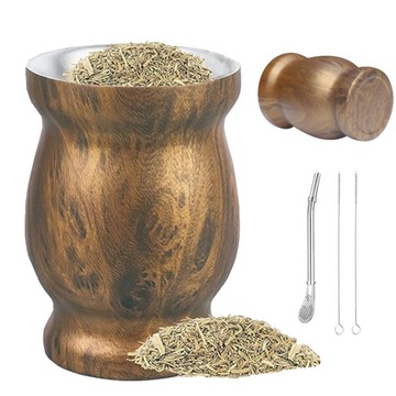 Кружка Yerba Mate Matero Термальный чай Йерба, 240 мл, нержавеющая сталь