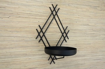 МЕТАЛЛИЧЕСКАЯ НАСТЕННАЯ ПОДСТАВКА ДЛЯ ЦВЕТОВ