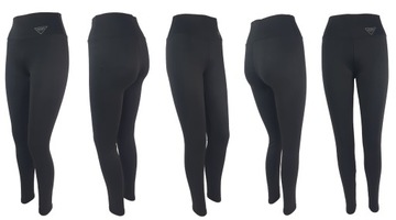 Legginsy Wyszczuplające z Wysokim Stanem Modelujące Skóra Rekina XL/XXL 42