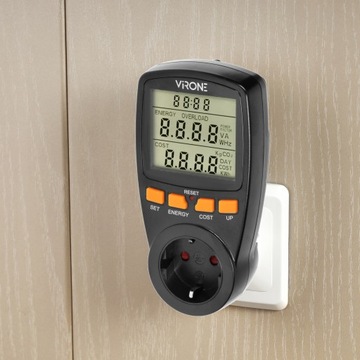 Ваттметр Измеритель потребления энергии электроэнергии SCHUKO