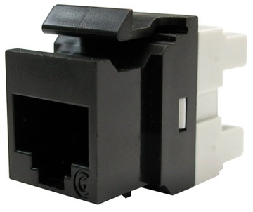 Gniazdo RJ45 kat6 keystone PowerCAT6 czarny MOLEX
