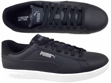 PUMA SMASH BUTY TRAMPKI TENISÓWKI MĘSKIE CZARNE