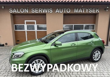 Mercedes GLA I Off-roader 1.6 200 156KM 2016 Mercedes-Benz GLA 2,0 156KM Klima Navi Xenony Panorama Serwis 1.6 Benzyna
