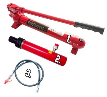 ГИДРАВЛИЧЕСКИЙ НАСОС + ЦИЛИНДР, РАЗБРАСЫВАТЕЛЬ 10Т БАЛЕР