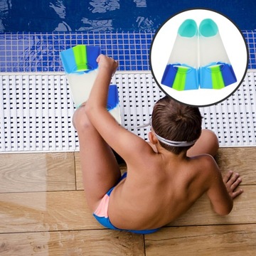 1 ПАРА ДЕТСКИХ ЛАСТ ДЛЯ ТРЕНИРОВОК ПЛАВАНИЮ