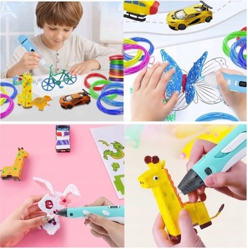 3D -принтер Pen для детей Mega Filment Color вставки 100 м