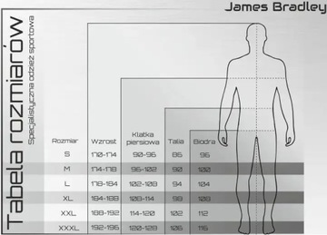 MEWA JAMES BRADLEY SZORTY MĘSKIE SMITH CZARNE R.58/XXXL