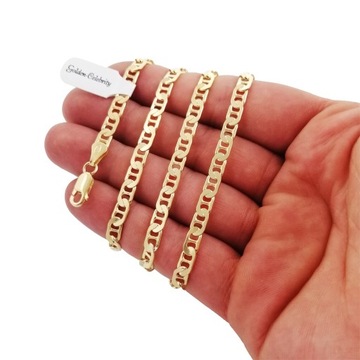 МУЖСКАЯ ЦЕПЬ GUCCI ПОЛНАЯ ЗОЛОТАЯ 925/585 50 СМ ГРАВИРОВКА 14 К + БЕСПЛАТНОЕ ПОСВЯЩЕНИЕ