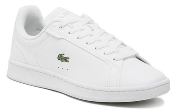Buty damskie białe sneakersy Lacoste Carnaby Pro BL 23 1 SFA rozmiar 39,5
