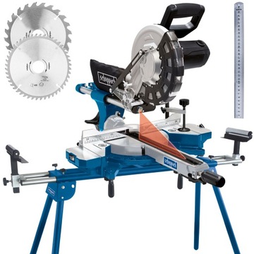 Piła ukośnica Scheppach HM254 SOFT START 254 mm kapówka 2024 + stół roboczy