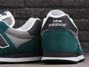 Buty sneakersy męskie sportowe New Balance ZIELONY SZARY